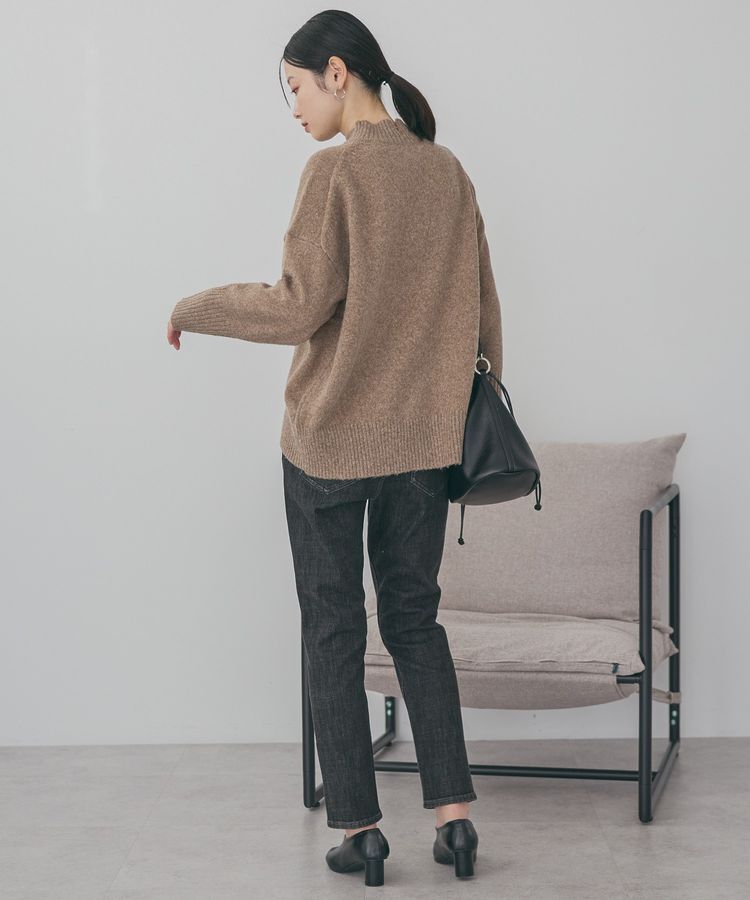 AMERICAN HOLIC「モックネックコクーンニットプルオーバー」|ニット・セーター|