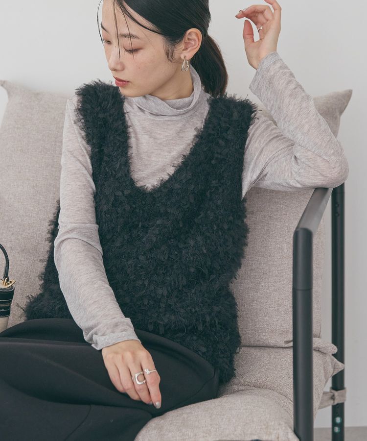 AMERICAN HOLIC「テープヤーンニットベスト」|ベスト・ジレ|