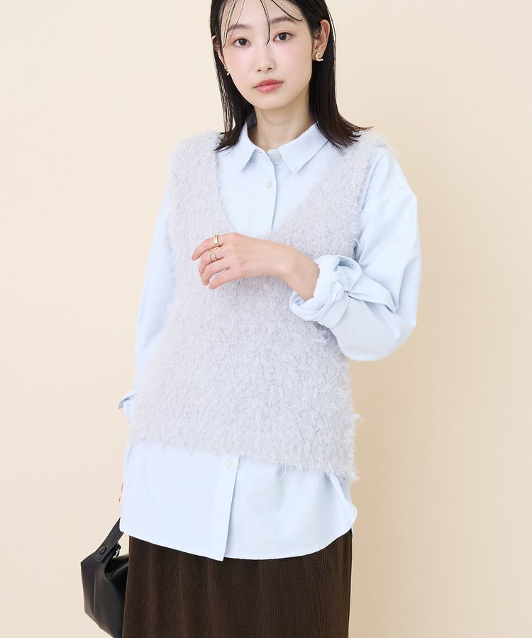 AMERICAN HOLIC「テープヤーンニットベスト」|ベスト・ジレ|