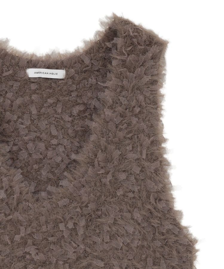 AMERICAN HOLIC「テープヤーンニットベスト」|ベスト・ジレ|
