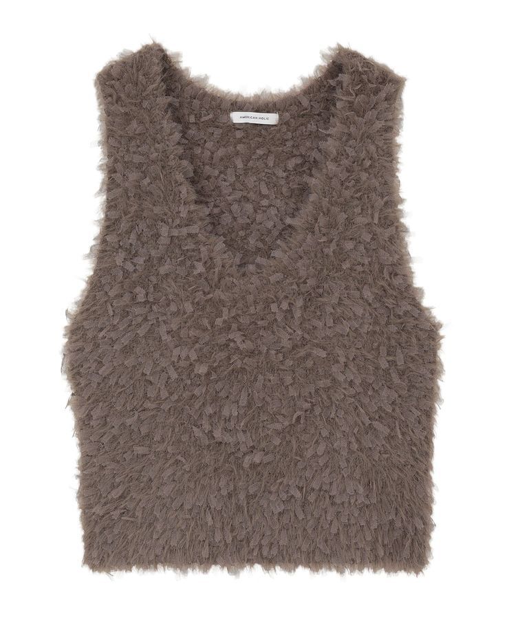 AMERICAN HOLIC「テープヤーンニットベスト」|ベスト・ジレ|