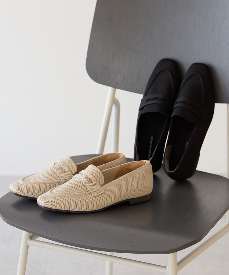 AMERICAN HOLIC「【整履き】ニットローファー」|ローファー|