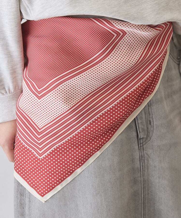 AMERICAN HOLIC「【リングSET】ドット柄スカーフ」|バンダナ・スカーフ|