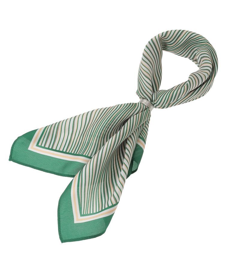 AMERICAN HOLIC「【リングSET】波ストライプ柄スカーフ」|バンダナ・スカーフ|