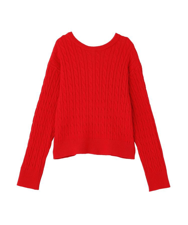 AMERICAN HOLIC「ケーブルニットカーディガン」|カーディガン|