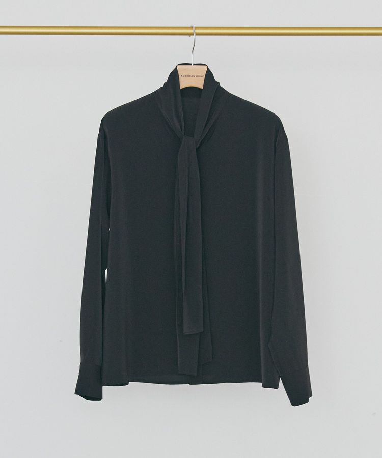 AMERICAN HOLIC「【イージーケア】ナロータイブラウス」|シャツ・ブラウス|