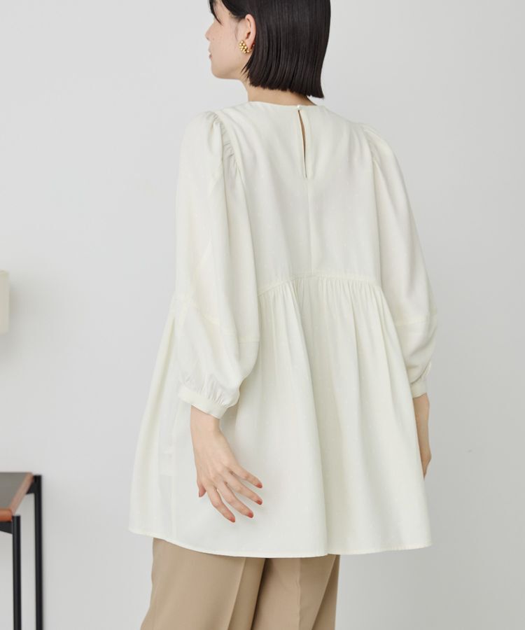 AMERICAN HOLIC「DOTジャガードティアードブラウス」|シャツ・ブラウス|