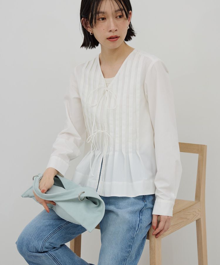 AMERICAN HOLIC「【イージーケア】ピンタックブラウス」|シャツ・ブラウス|