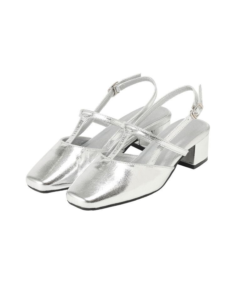 AMERICAN HOLIC「Tストラップスクエアパンプス」|パンプス|