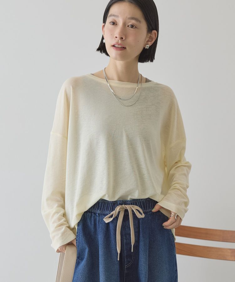 AMERICAN HOLIC「シアーカラープルオーバー」|Tシャツ・カットソー|