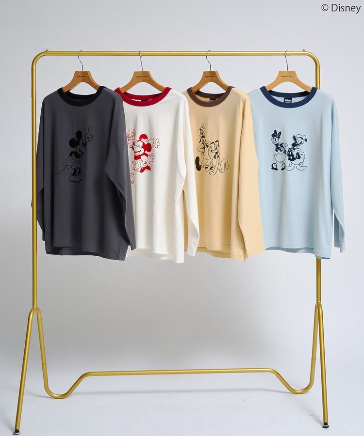 AMERICAN HOLIC「【Mickey&Friends】フロッキーリンガーT」|Tシャツ・カットソー|