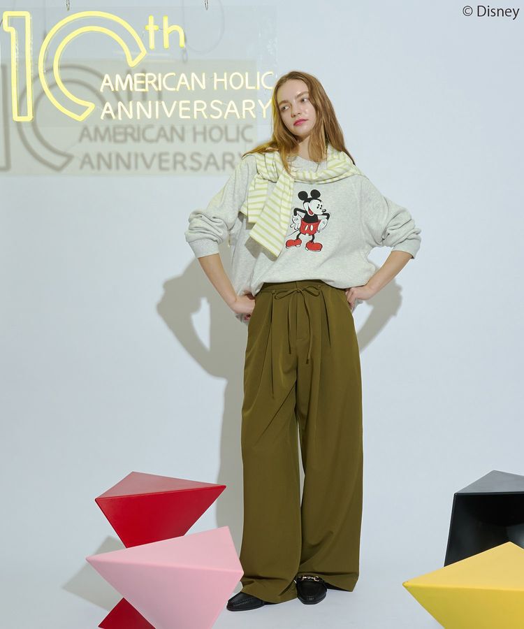 AMERICAN HOLIC「【Mickey&Friends】ビンテージ風スウェット」|スウェット・ジャージ|