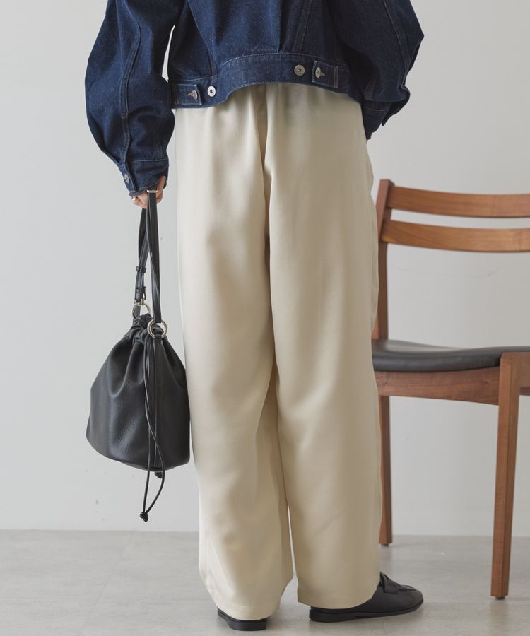 AMERICAN HOLIC「【イージーケア】サテンカーブパンツ」|その他|