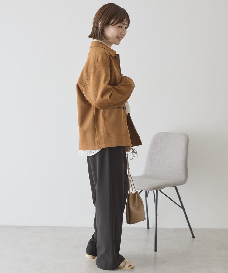 AMERICAN HOLIC「スエードライクジャケット」|テーラードジャケット|