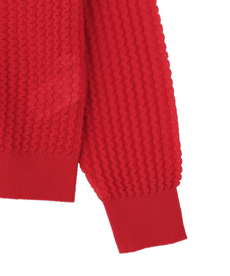 AMERICAN HOLIC「【前後2WAY】透かし編みニットカーディガン」|カーディガン|