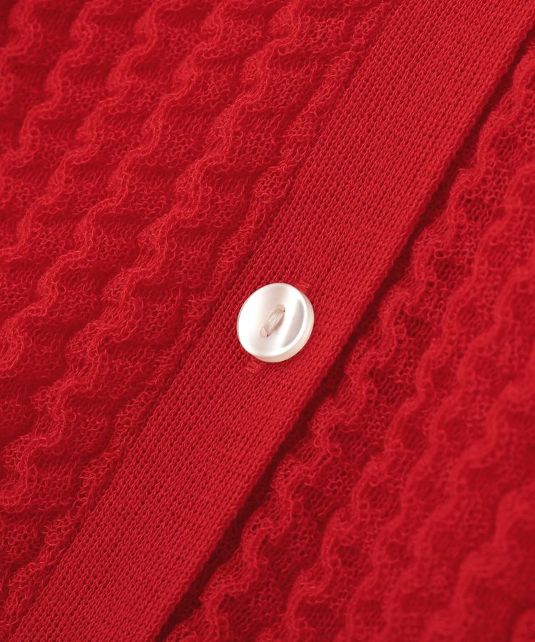 AMERICAN HOLIC「【前後2WAY】透かし編みニットカーディガン」|カーディガン|