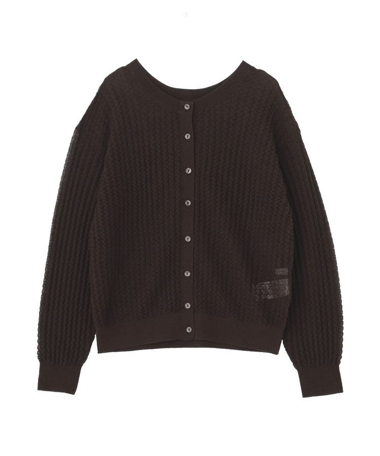 AMERICAN HOLIC「【前後2WAY】透かし編みニットカーディガン」|カーディガン|