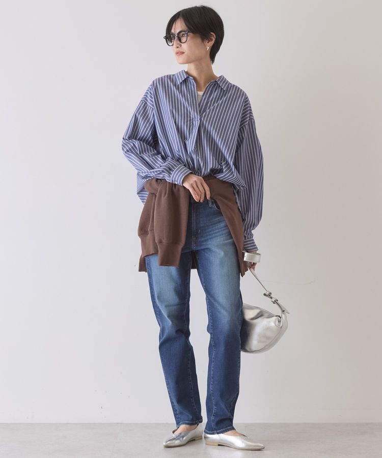 AMERICAN HOLIC「【イージーケア】バックギャザースキッパーシャツ」|シャツ・ブラウス|