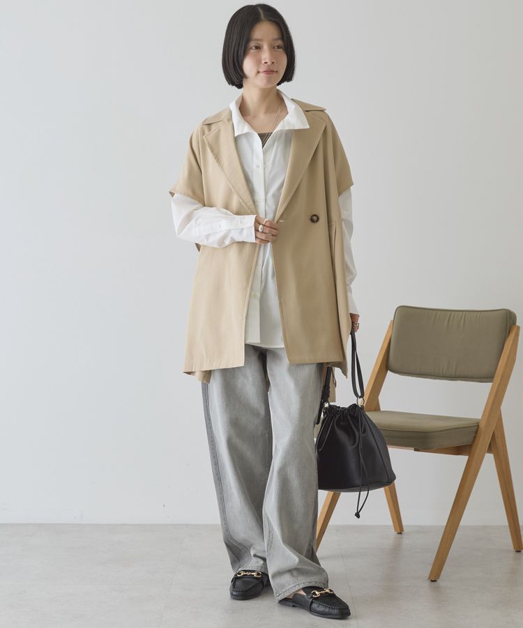 AMERICAN HOLIC「【花粉防止加工】サイドスリットベスト」|その他|