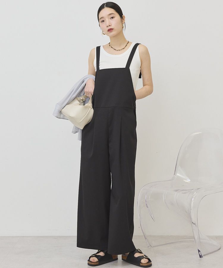 AMERICAN HOLIC「スクエアキャミサロペット」|オールインワン|