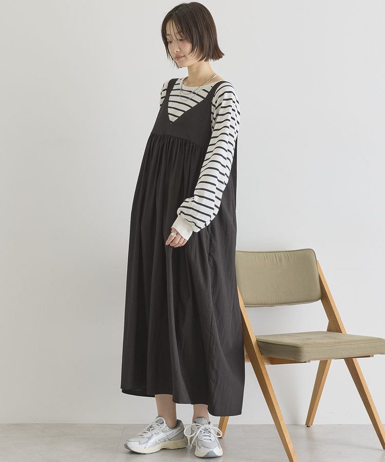 AMERICAN HOLIC「【選べる丈】Vネックワンピース」|ワンピース|