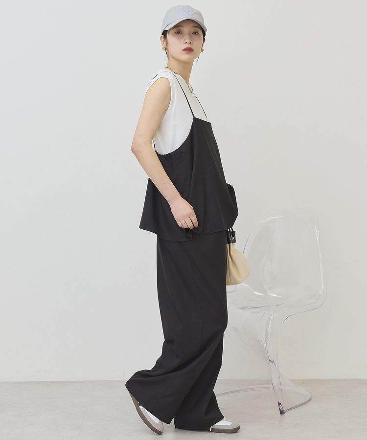 AMERICAN HOLIC「リネンライクビスチェサロペット」|オールインワン|