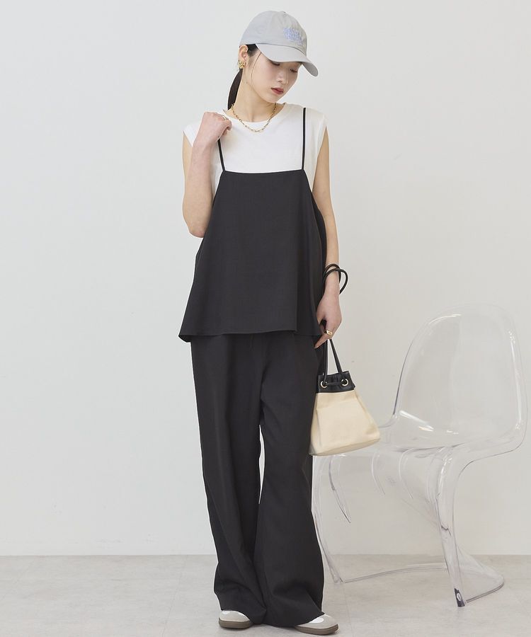 AMERICAN HOLIC「リネンライクビスチェサロペット」|オールインワン|