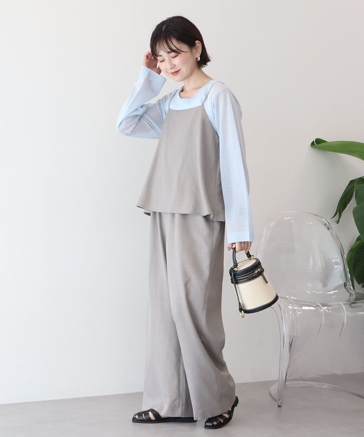 AMERICAN HOLIC「リネンライクビスチェサロペット」|オールインワン|