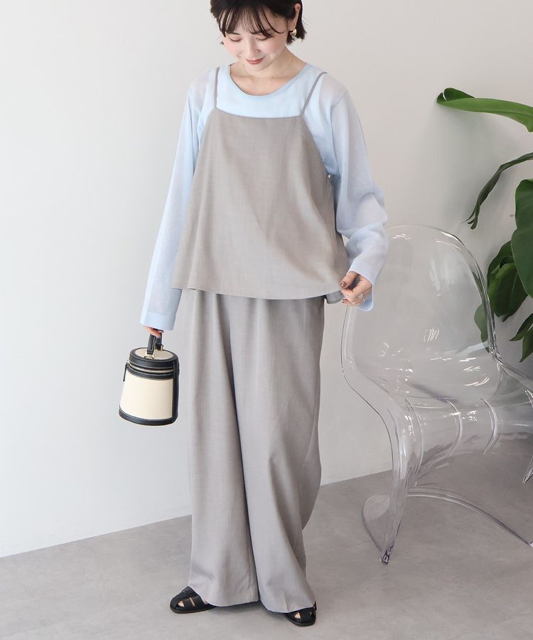 AMERICAN HOLIC「リネンライクビスチェサロペット」|オールインワン|