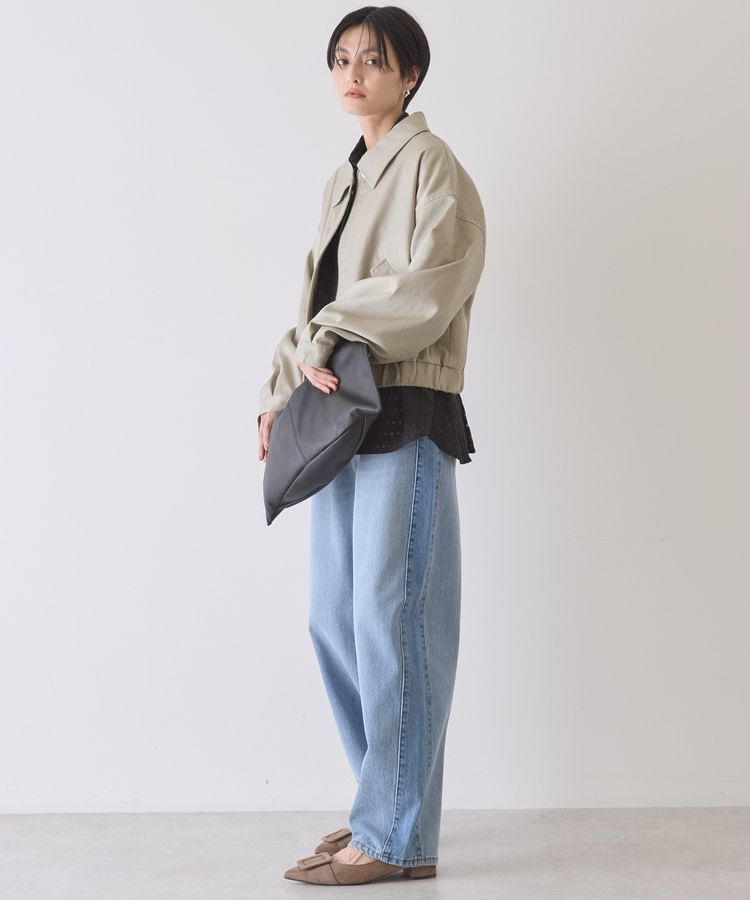 AMERICAN HOLIC「襟付きショート丈ブルゾン」|ブルゾン・スタジャン|