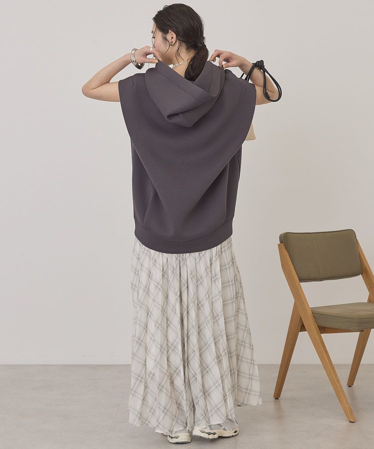 AMERICAN HOLIC「【選べる丈】チェックシアープリーツスカート」|スカート|