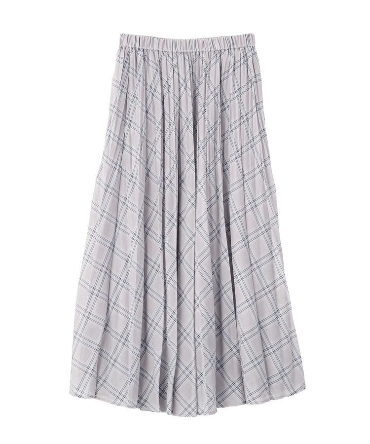AMERICAN HOLIC「【選べる丈】チェックシアープリーツスカート」|スカート|