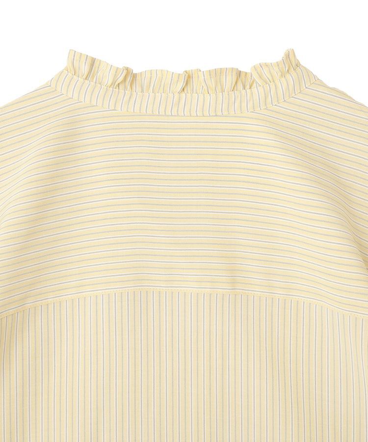 AMERICAN HOLIC「スタンドフリルストライプスキッパーブラウス」|シャツ・ブラウス|