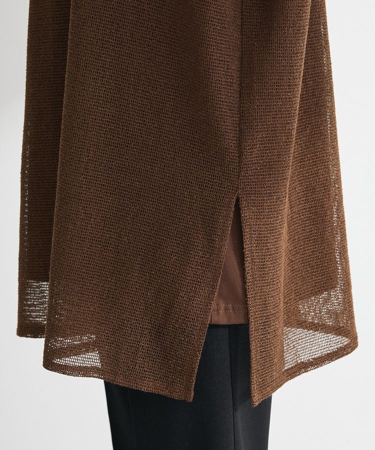 Green Parks「半袖メッシュドッキングチュニック」|チュニック|