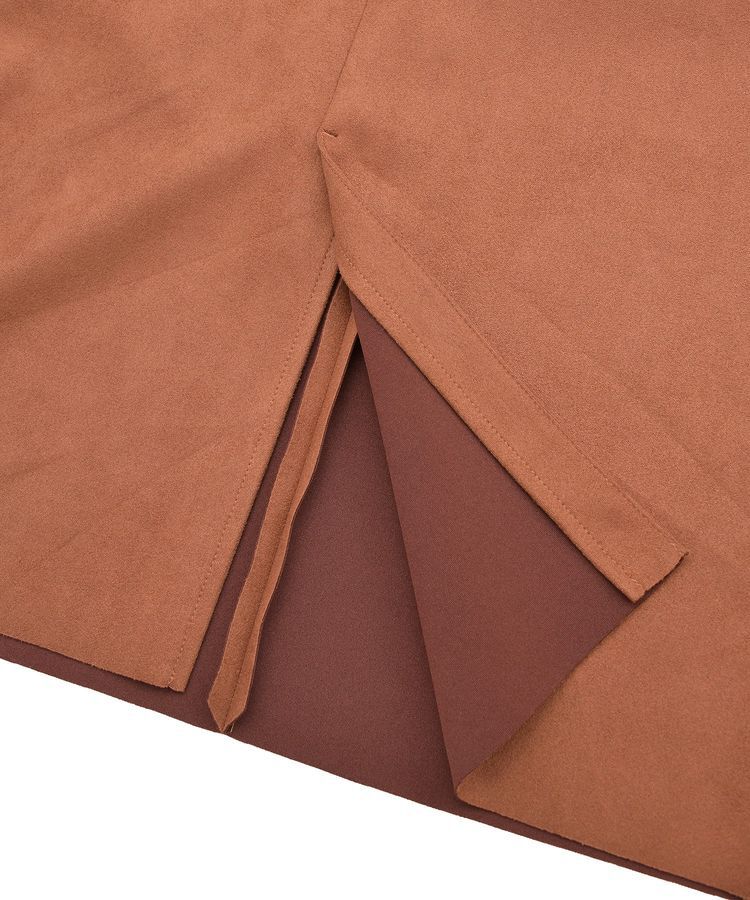 YECCA VECCA「ハイウエストフェイクスエードスカート」|タイト|