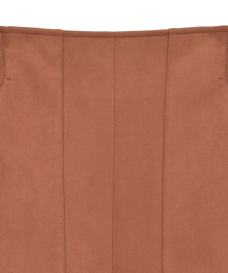 YECCA VECCA「ハイウエストフェイクスエードスカート」|タイト|