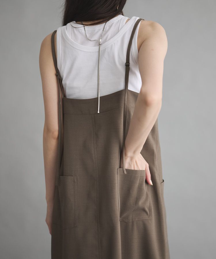 GARAGE OF GOOD CLOTHING「ZIP開きジャンパースカート」|ジャンパースカート|