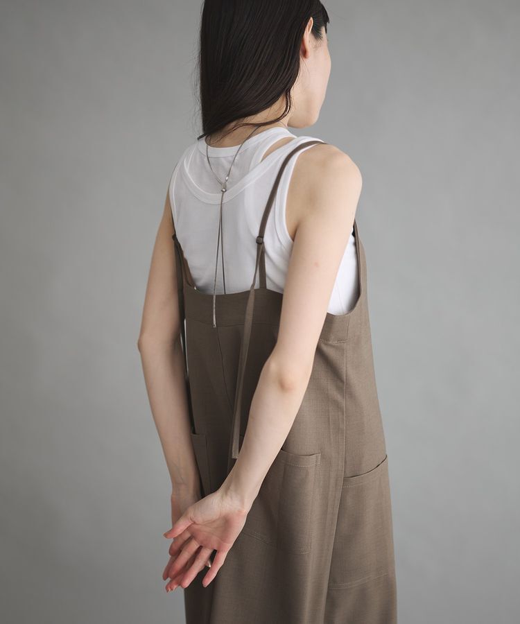 GARAGE OF GOOD CLOTHING「ZIP開きジャンパースカート」|ジャンパースカート|