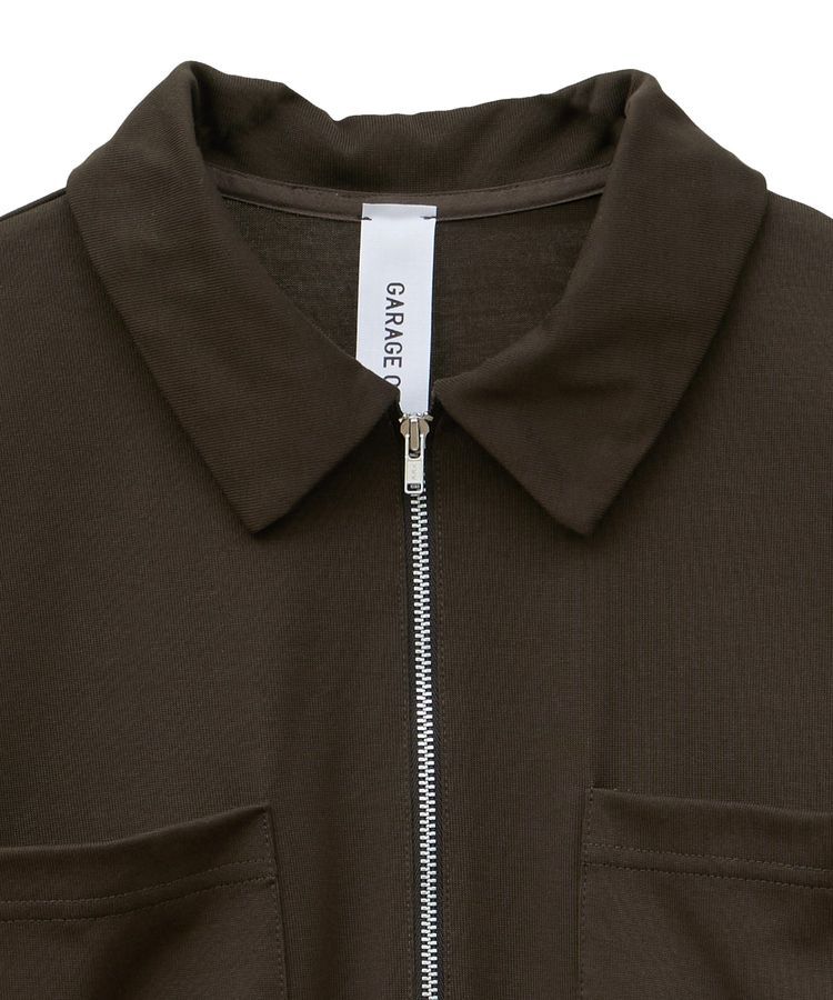GARAGE OF GOOD CLOTHING「【日本製】ポロ襟ZIP付ワンピース」|ワンピース|