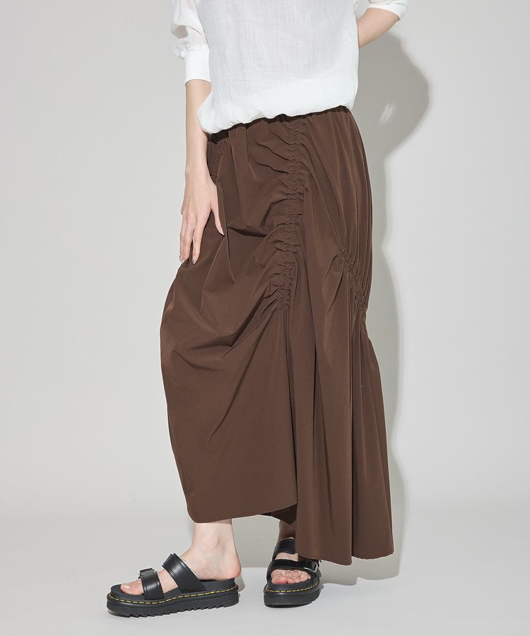 GARAGE OF GOOD CLOTHING「アシメギャザーロングスカート」|スカート|