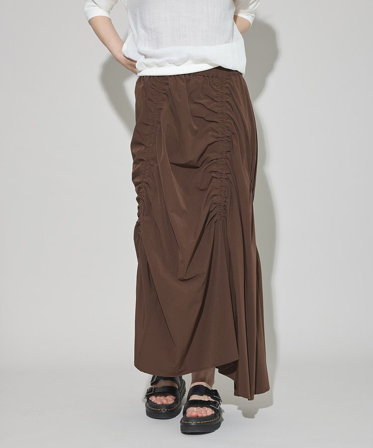 GARAGE OF GOOD CLOTHING「アシメギャザーロングスカート」|スカート|
