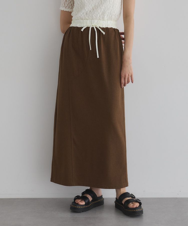 GARAGE OF GOOD CLOTHING「【日本製】クロッチデザインロングスカート」|タイト|