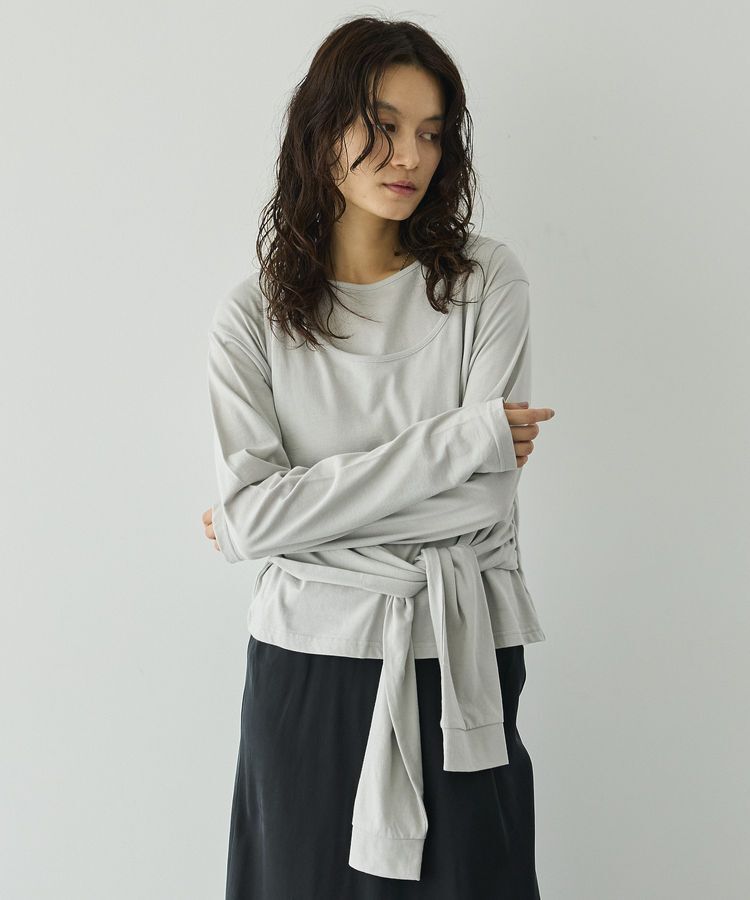 GARAGE OF GOOD CLOTHING「【日本製】レイヤードロングTシャツ」|Tシャツ・カットソー|