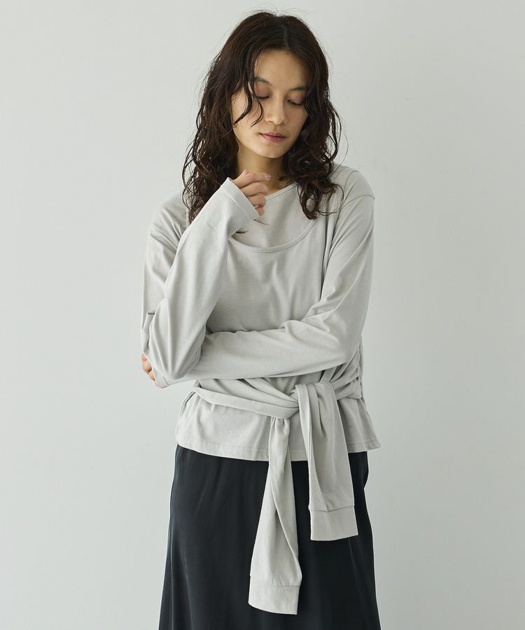 GARAGE OF GOOD CLOTHING「【日本製】レイヤードロングTシャツ」|Tシャツ・カットソー|