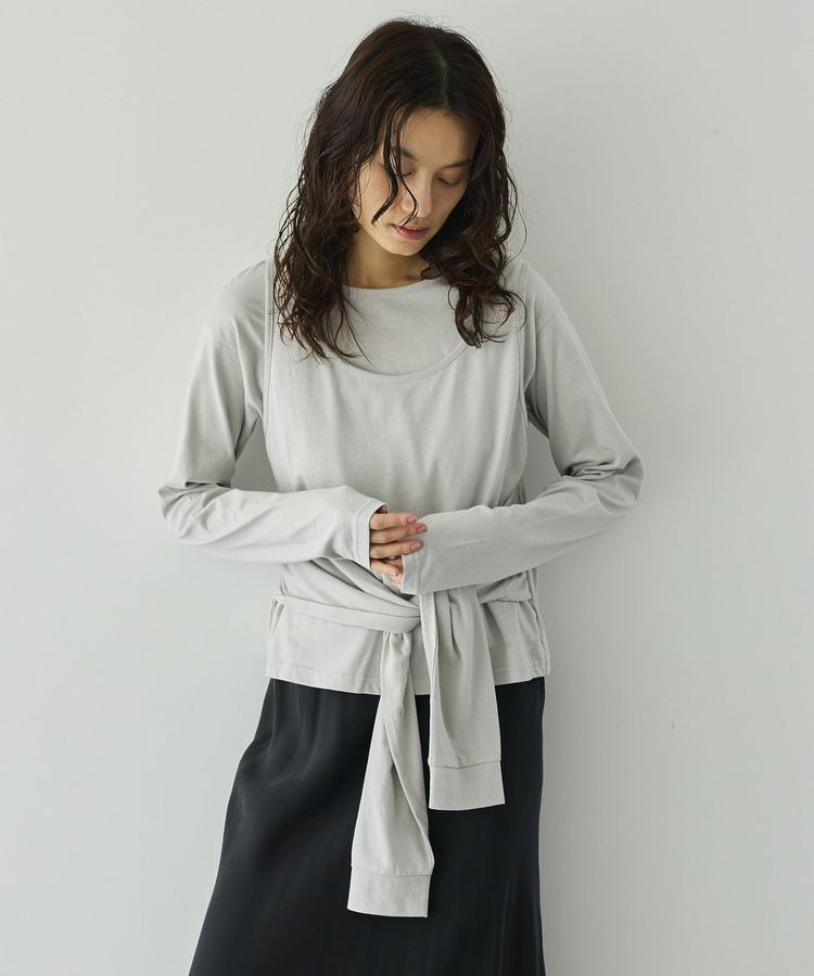 GARAGE OF GOOD CLOTHING「【日本製】レイヤードロングTシャツ」|Tシャツ・カットソー|