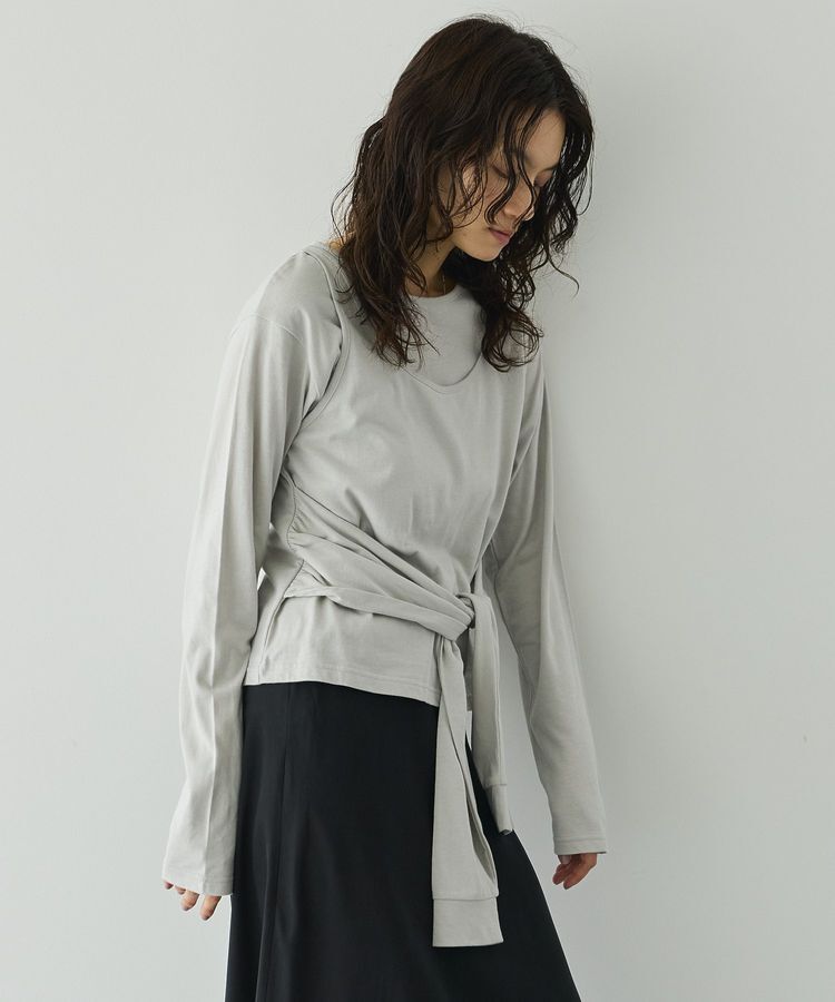 GARAGE OF GOOD CLOTHING「【日本製】レイヤードロングTシャツ」|Tシャツ・カットソー|