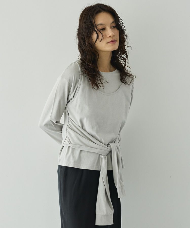 GARAGE OF GOOD CLOTHING「【日本製】レイヤードロングTシャツ」|Tシャツ・カットソー|