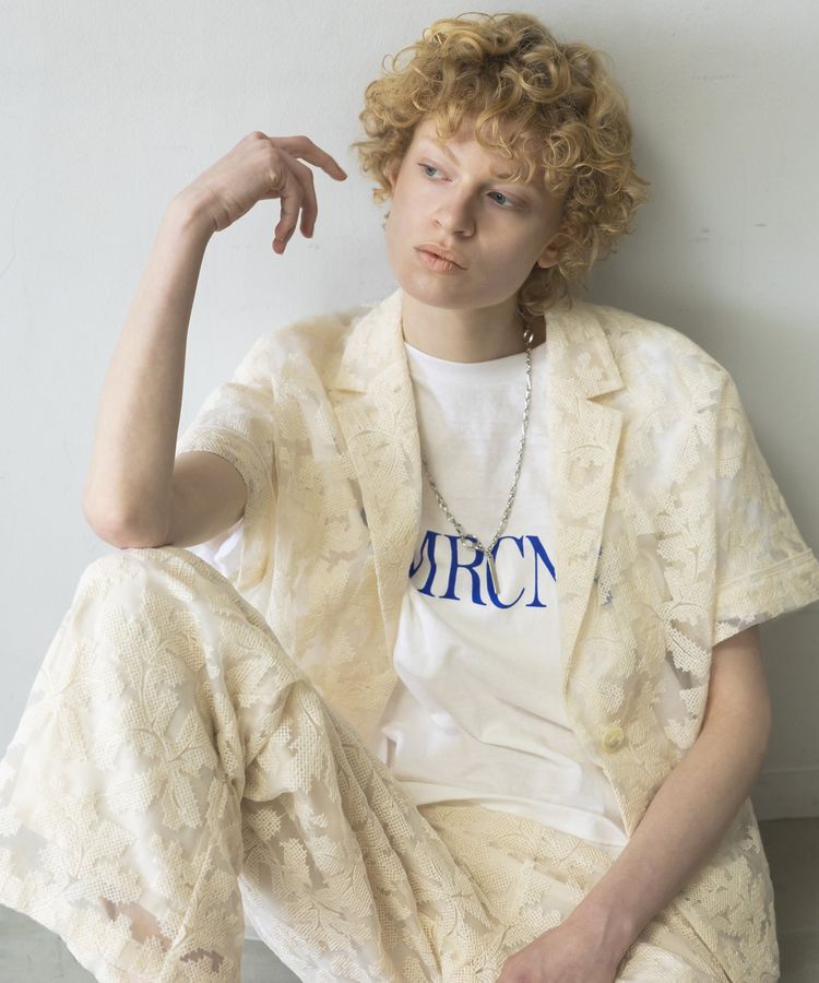 GARAGE OF GOOD CLOTHING「クロスステッチ刺繍ロングパンツ」|その他|