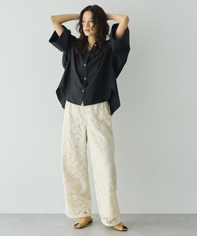 GARAGE OF GOOD CLOTHING「クロスステッチ刺繍ロングパンツ」|その他|