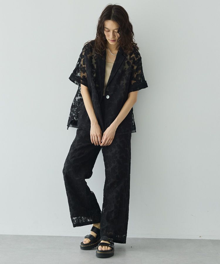 GARAGE OF GOOD CLOTHING「クロスステッチ刺繍ロングパンツ」|その他|